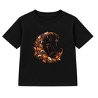 Crescent Cat adult Halloween t-shirt - Black