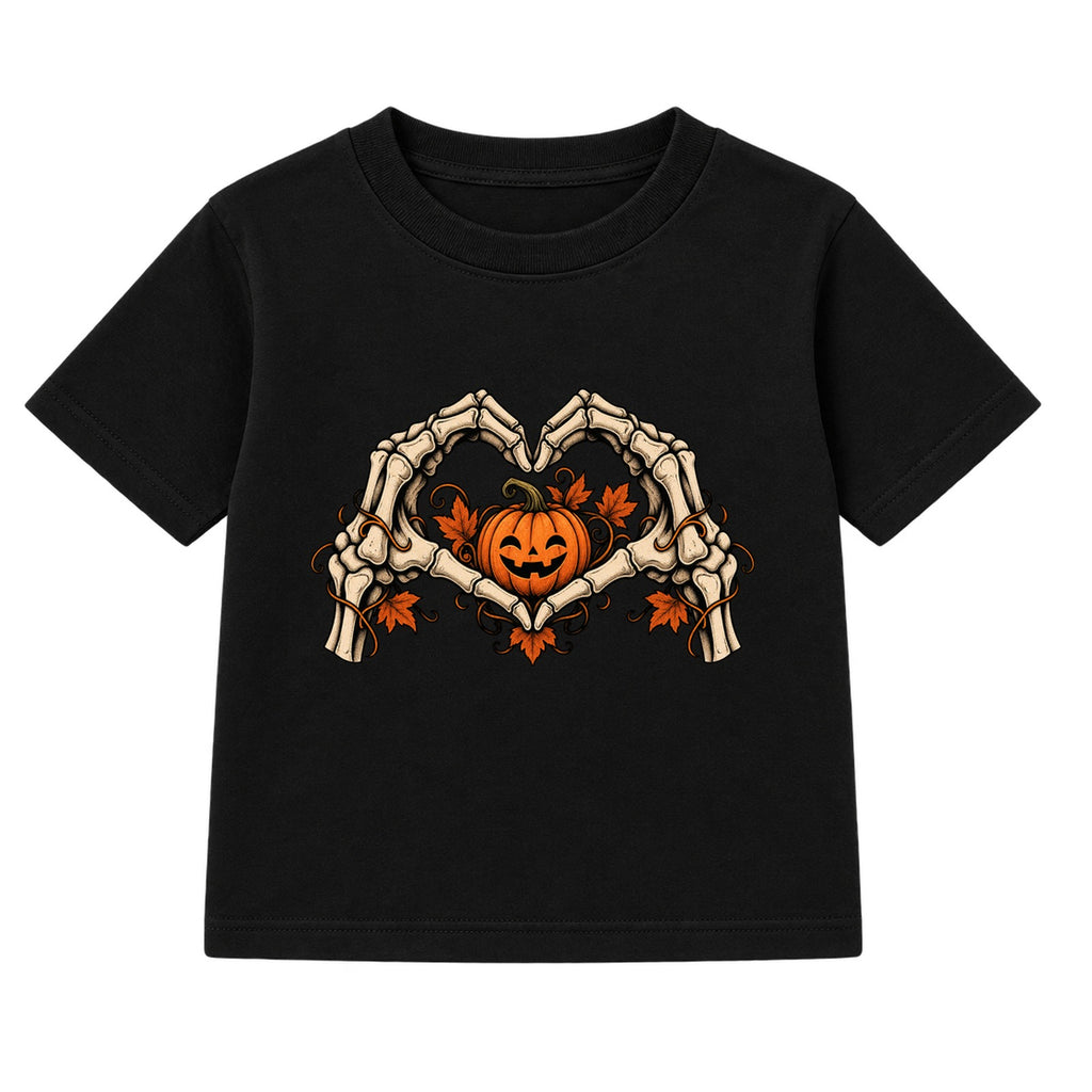 Skeleton Heart adult Halloween t-shirt - Black