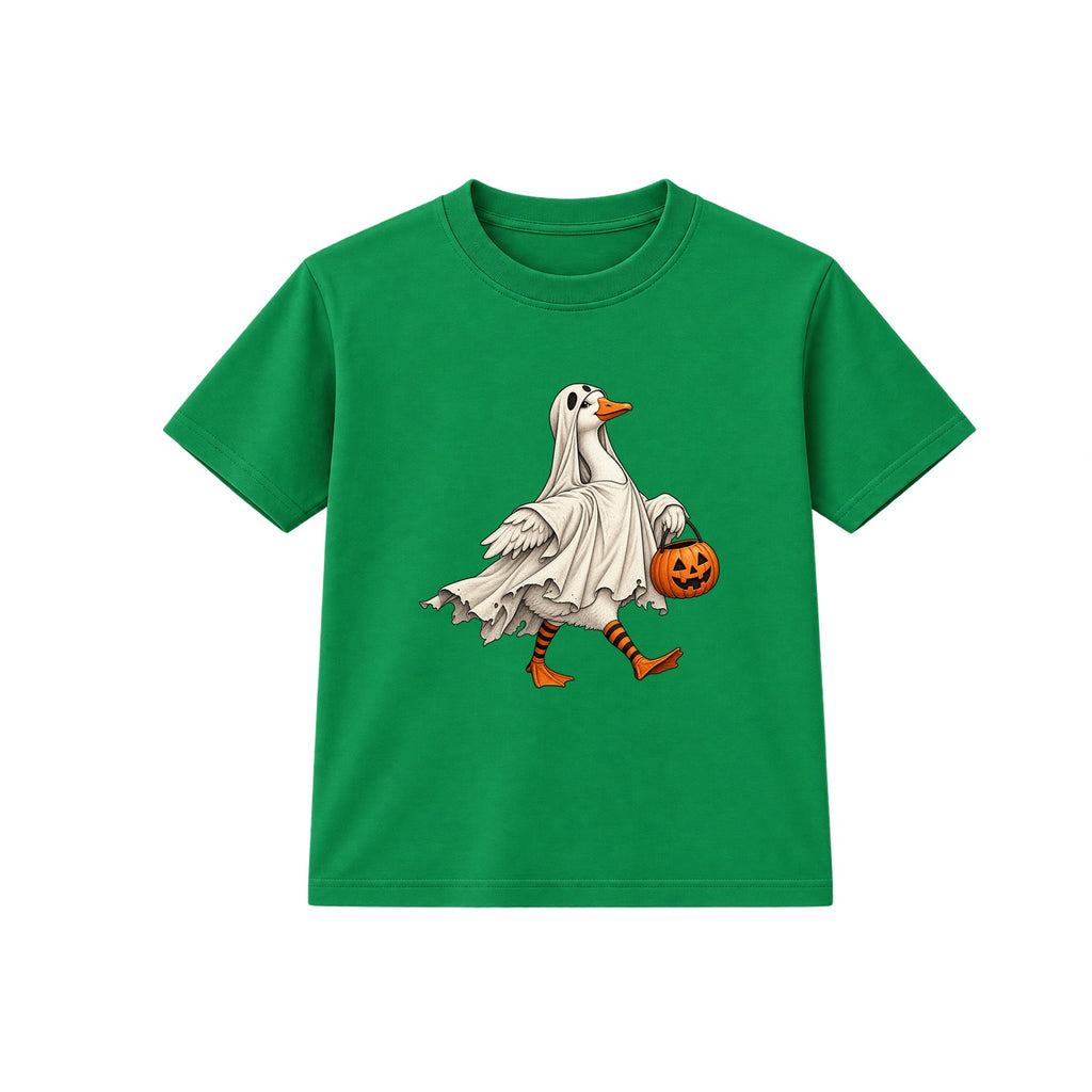 Ghost Goose adult Halloween t-shirt - Green