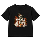 Coffee Ghosts adult Halloween t-shirt - Black