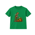 Skeleton Gardener adult Halloween t-shirt - Green