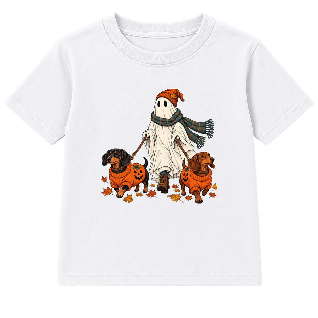 Ghost Dog Walker adult Halloween t-shirt - White