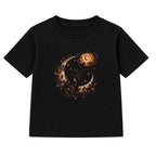 Celestial Cat adult Halloween t-shirt - Black