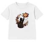 Celestial Cat adult Halloween t-shirt - White