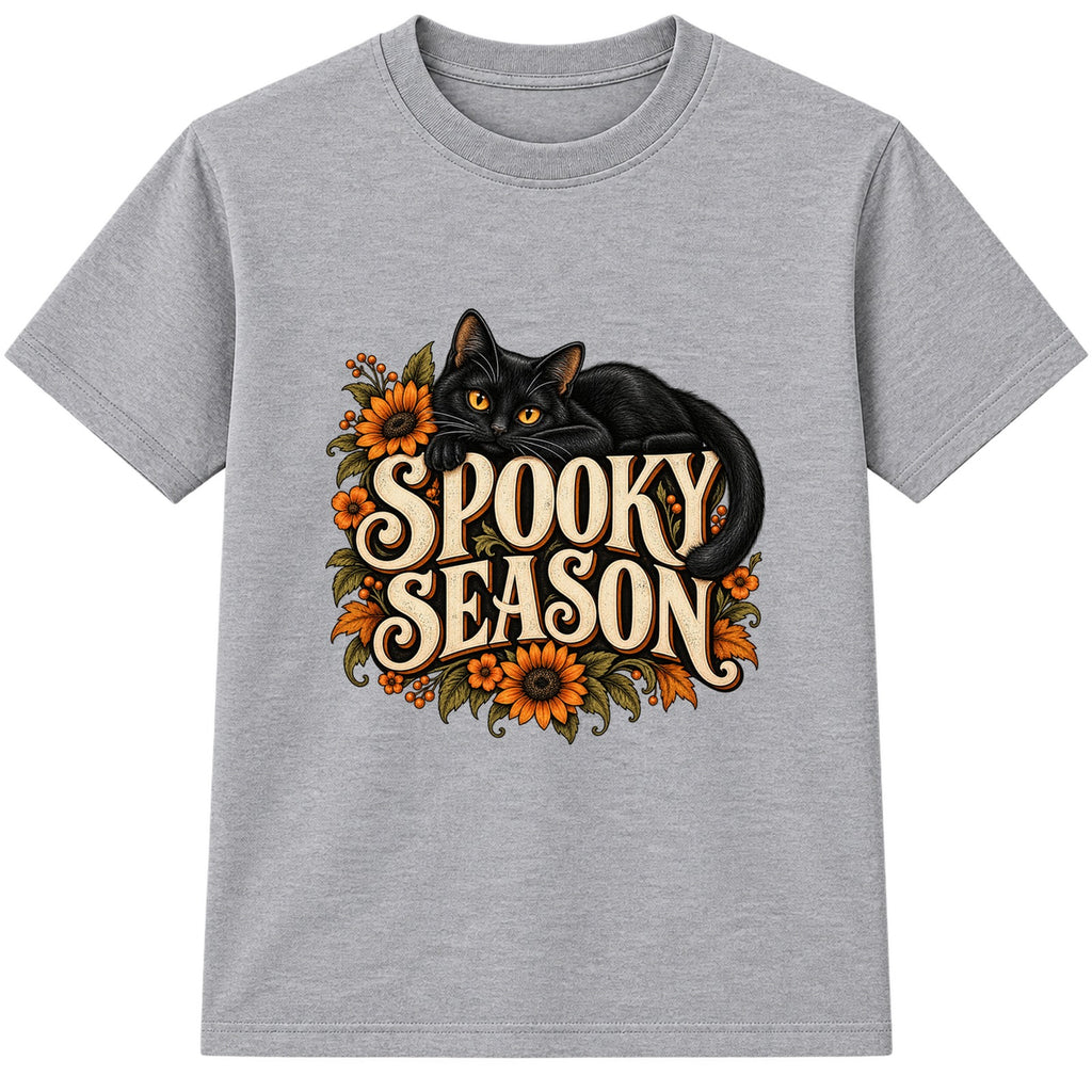 Spooky Season adult Halloween t-shirt - Heather Grey