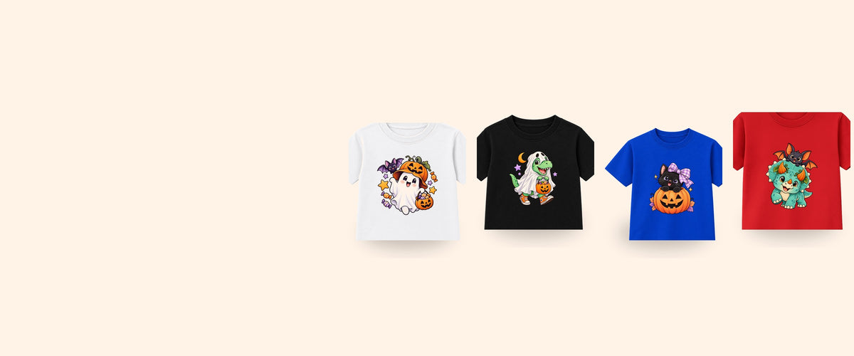 Kids Halloween t-shirts from Magic Vinyl Prints