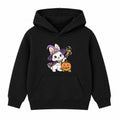 Witch Bunny kids Halloween hoodie - Black