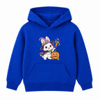 Witch Bunny kids Halloween hoodie - Royal Blue