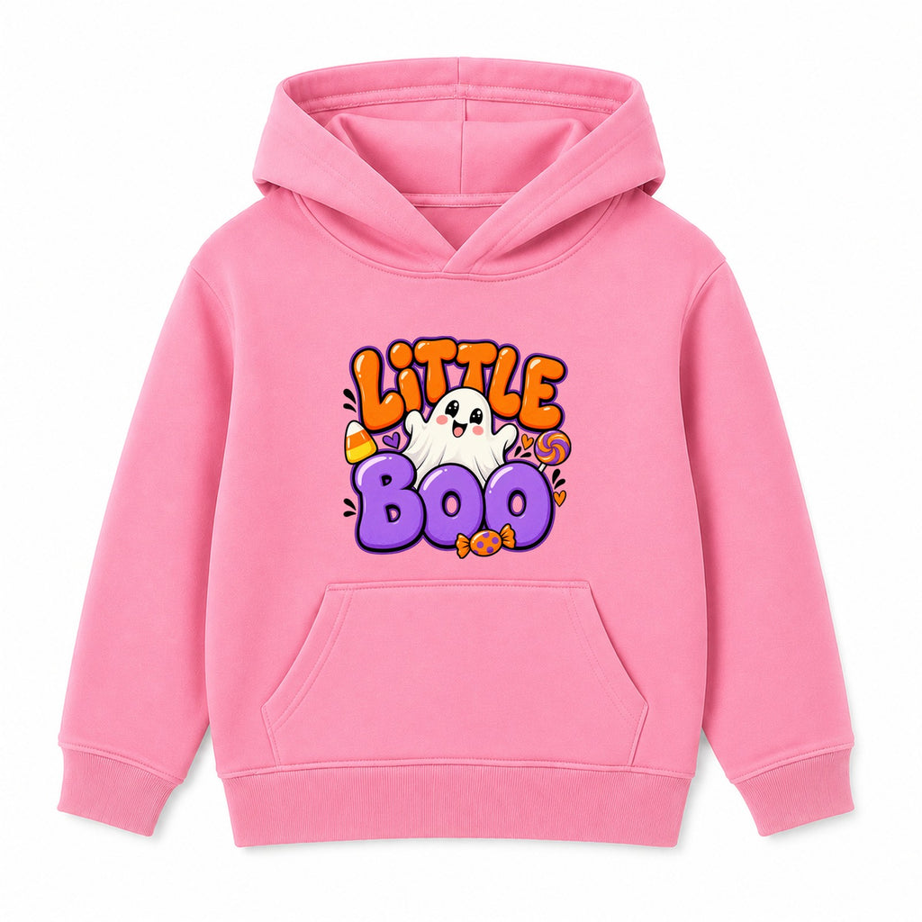 Little Boo kids Halloween hoodie - Pink