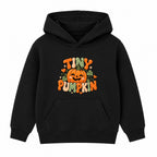 Tiny Pumpkin kids Halloween hoodie - Black