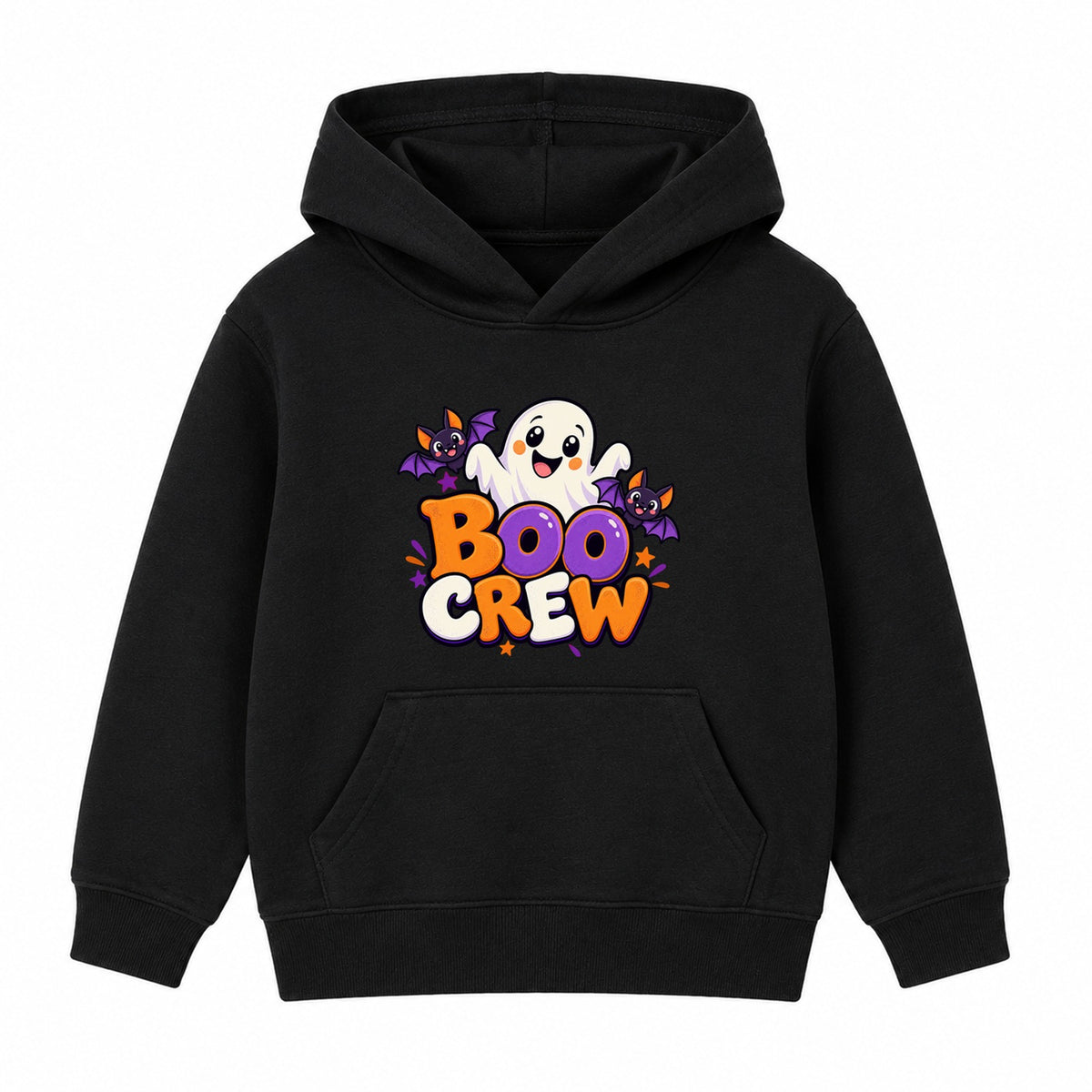 Boo Crew kids Halloween hoodie - Black