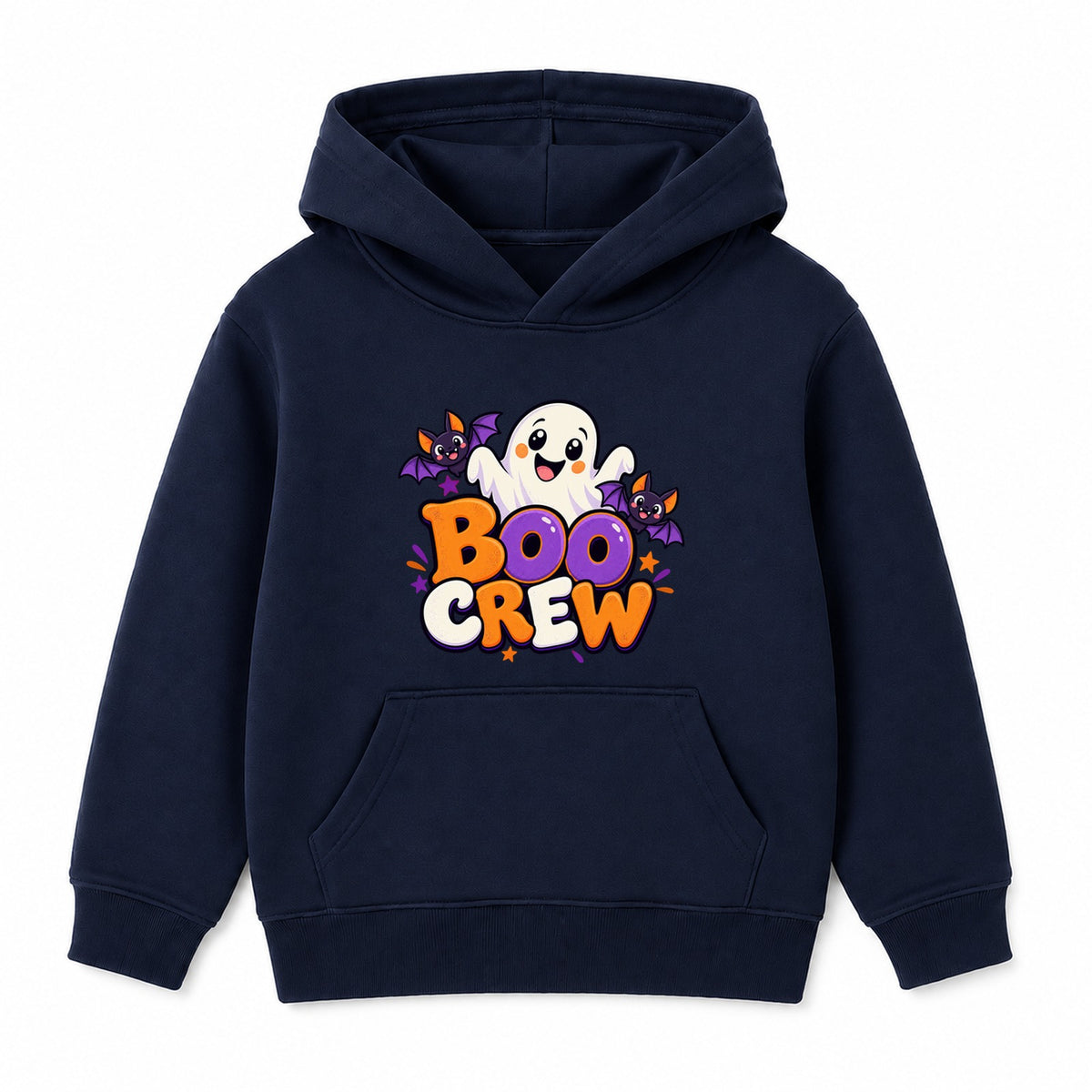 Boo Crew kids Halloween hoodie - Navy