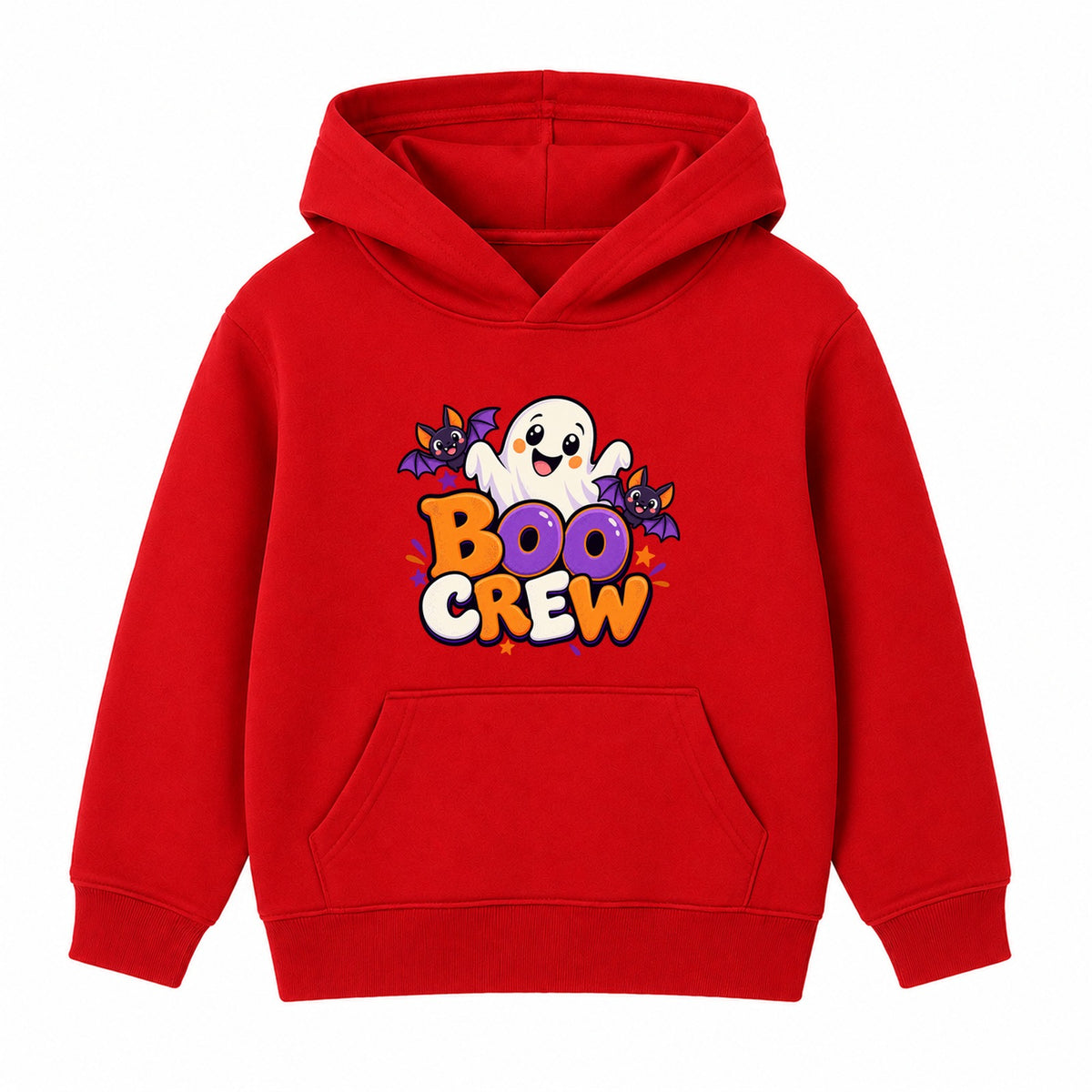 Boo Crew kids Halloween hoodie - Red