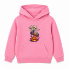 Skate Mummy kids Halloween hoodie - Pink