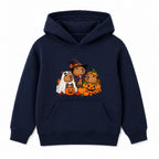 Capybara Costume Crew kids Halloween hoodie - Navy