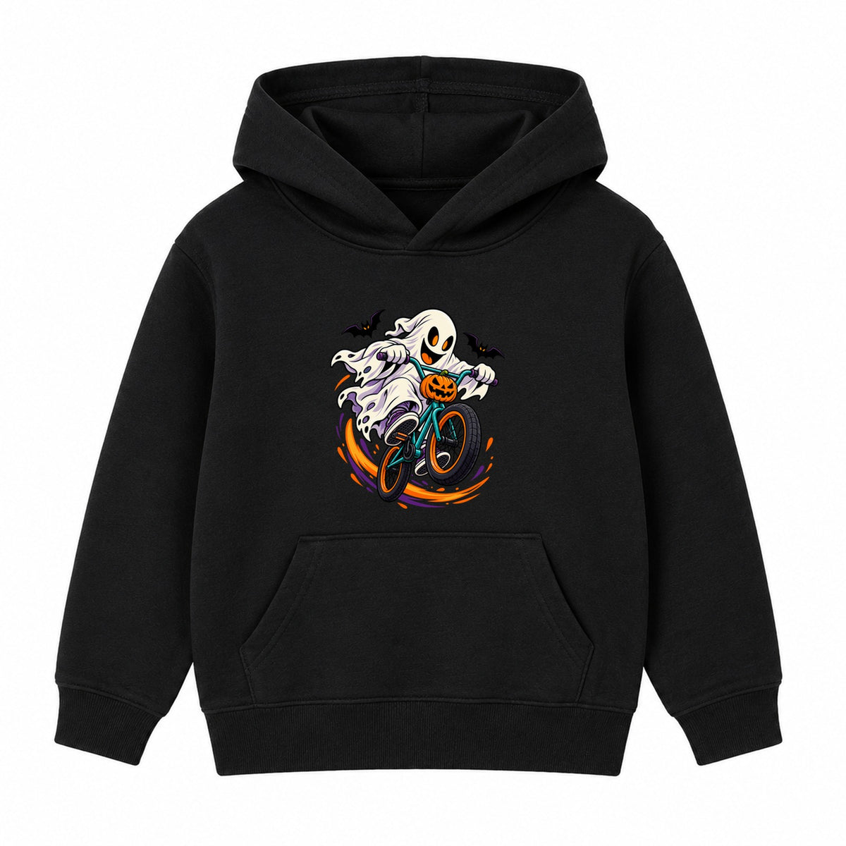 BMX Ghost kids Halloween hoodie - Black