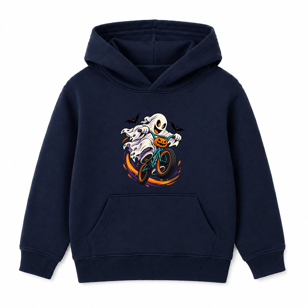 BMX Ghost kids Halloween hoodie - Navy