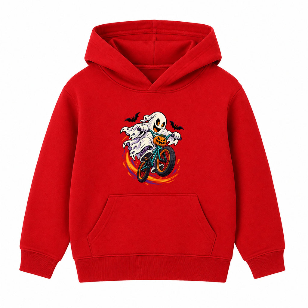 BMX Ghost kids Halloween hoodie - Red