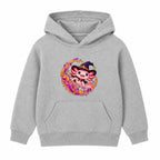 Witch Axolotl kids Halloween hoodie - Heather Grey