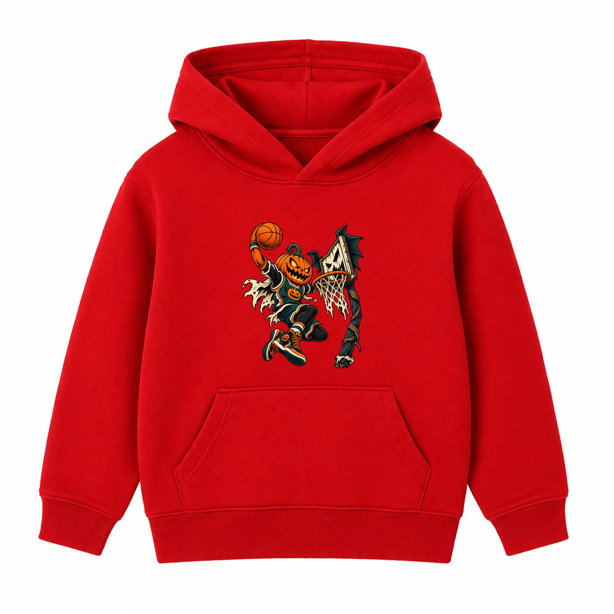 Pumpkin Dunk adult Halloween hoodie - Red