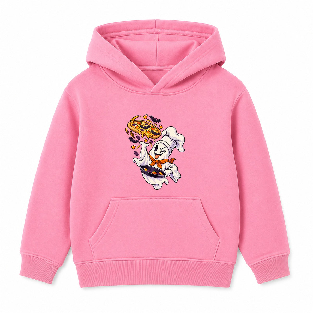 Ghost Chef kids Halloween hoodie - Pink