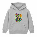 Wizard Dino kids Halloween hoodie - Heather Grey