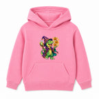 Wizard Dino kids Halloween hoodie - Pink