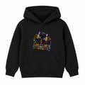 DJ Cat kids Halloween hoodie - Black
