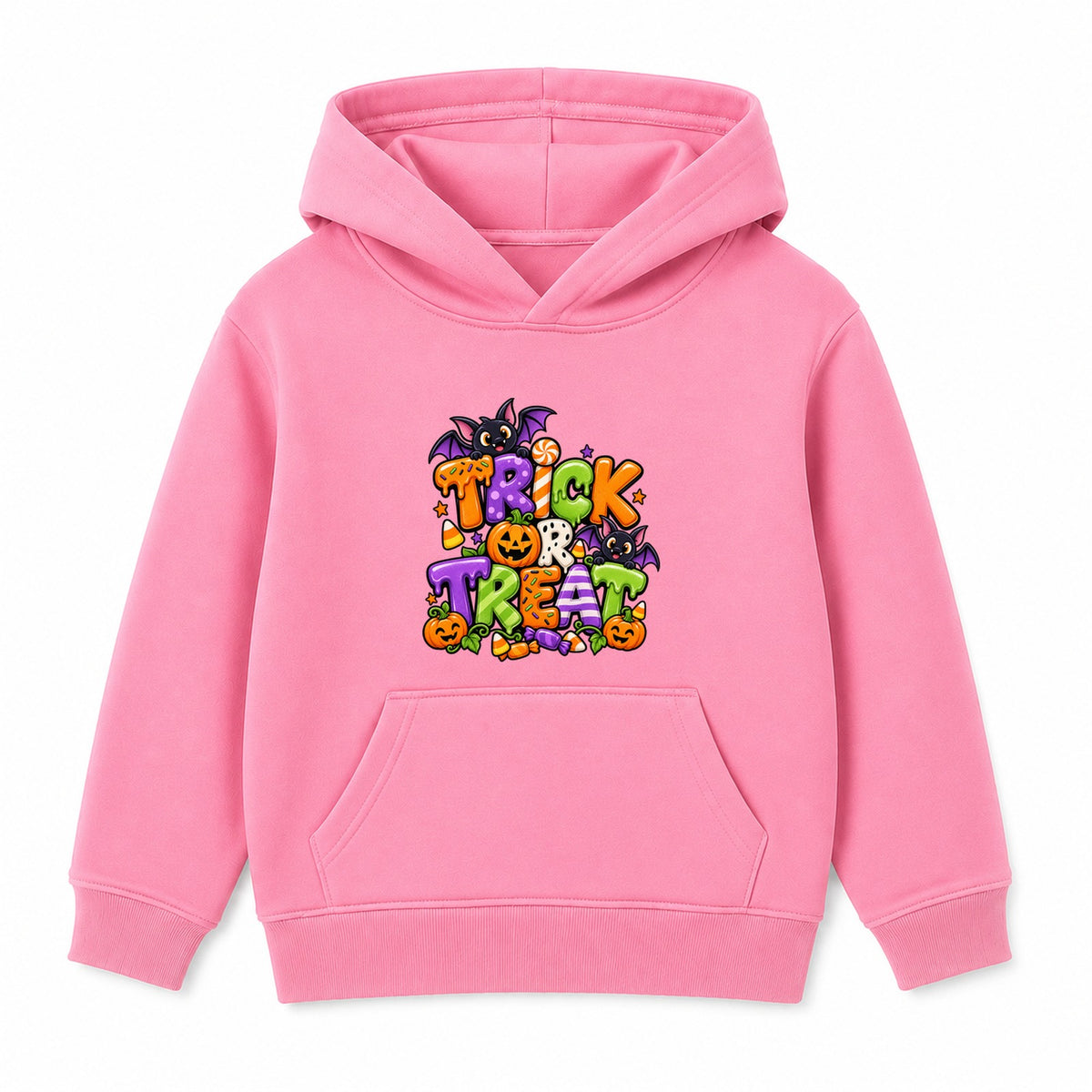 Trick Or Treat kids Halloween hoodie - Pink