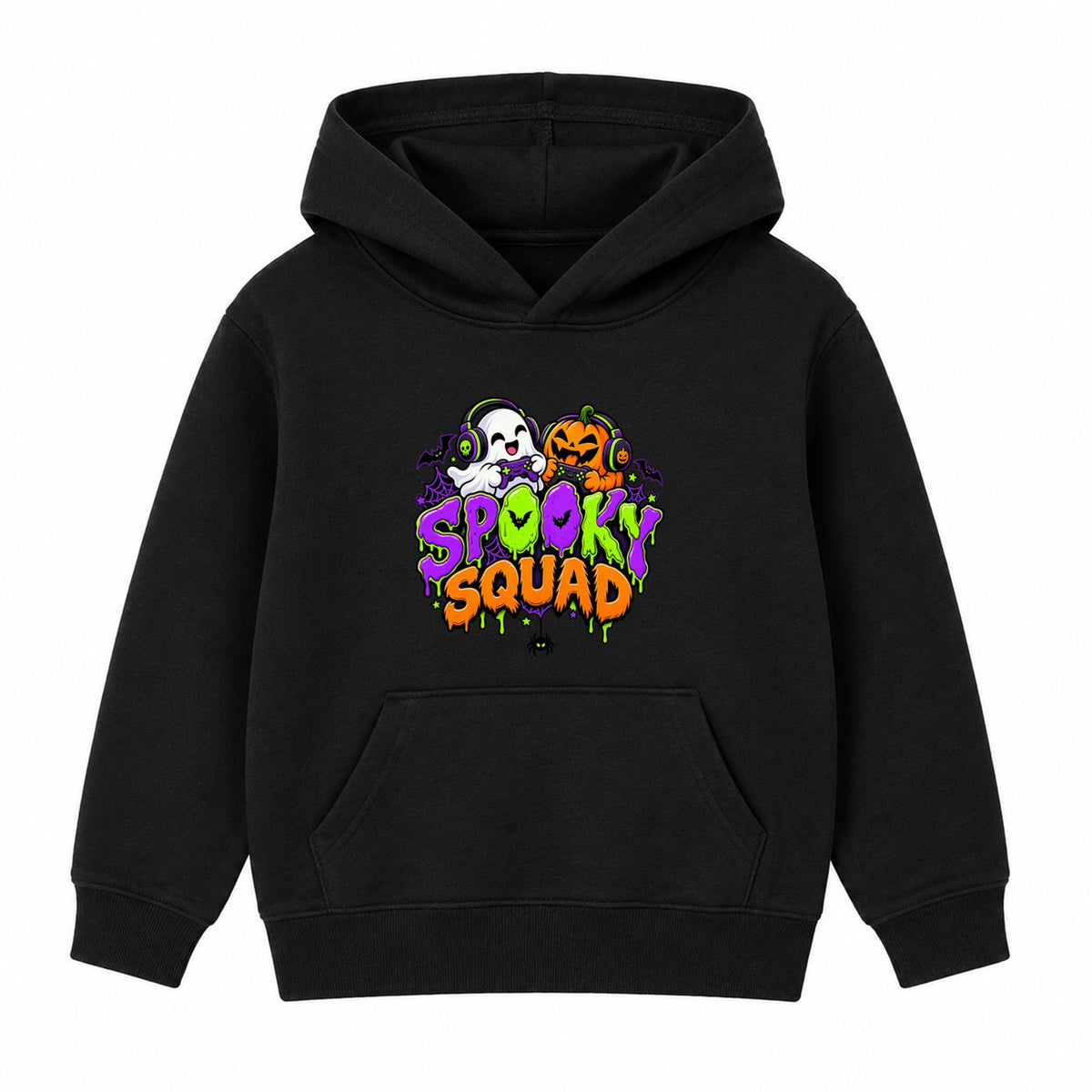 Spooky Squad kids Halloween hoodie - Black