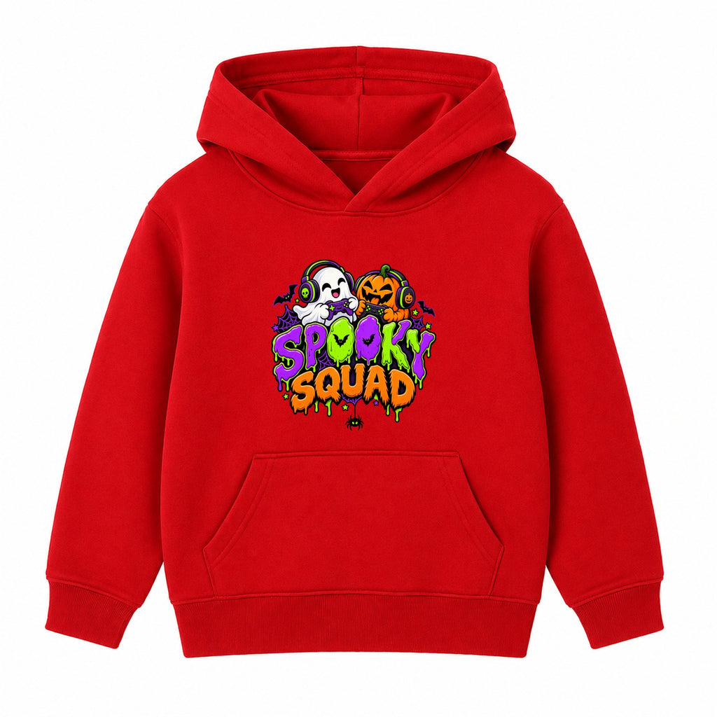 Spooky Squad kids Halloween hoodie - Red