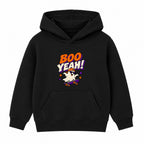 Boo Yeah kids Halloween hoodie - Black
