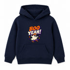Boo Yeah kids Halloween hoodie - Navy