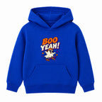 Boo Yeah kids Halloween hoodie - Royal Blue