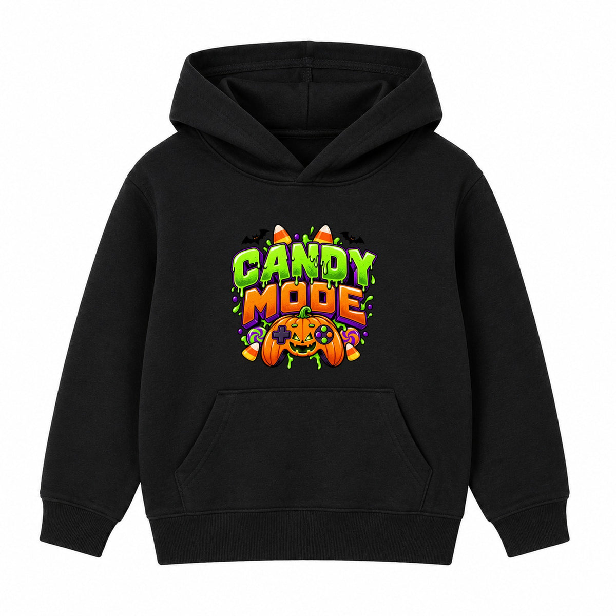 Candy Mode kids Halloween hoodie - Black