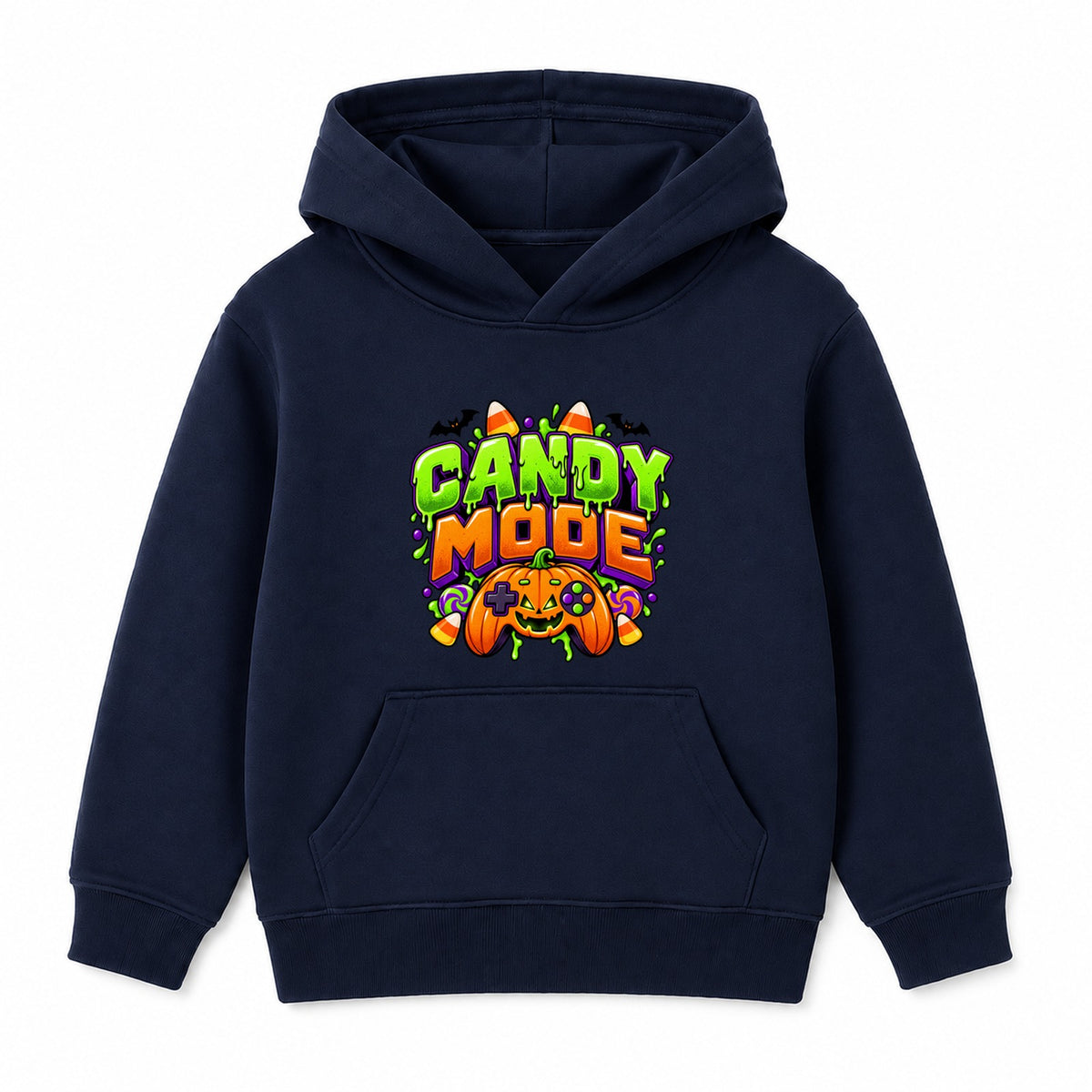 Candy Mode kids Halloween hoodie - Navy