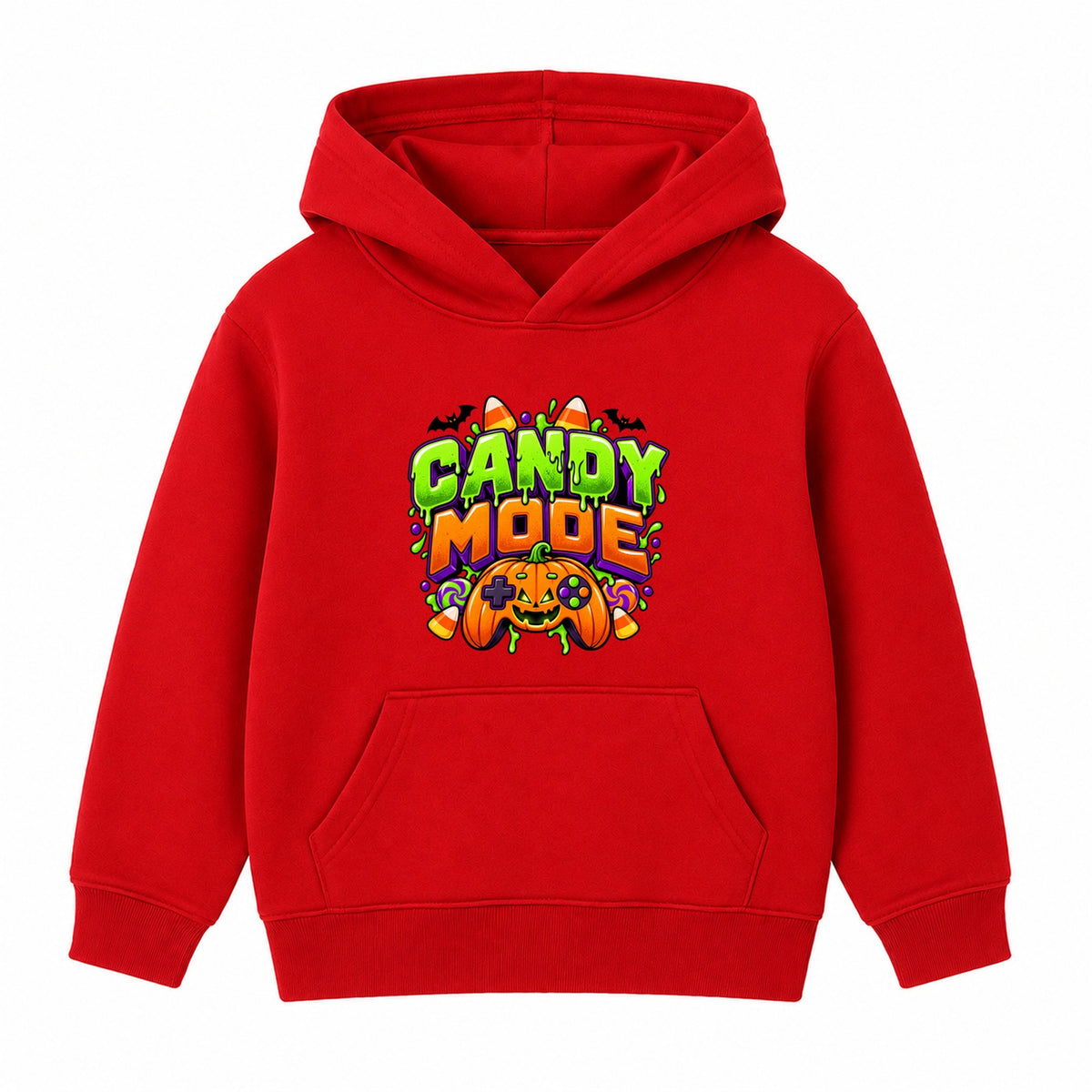 Candy Mode kids Halloween hoodie - Red