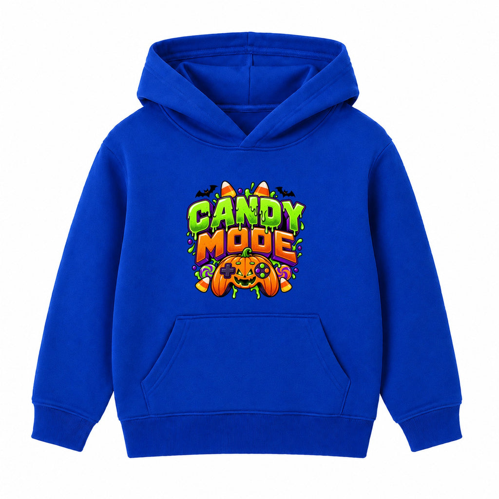 Candy Mode kids Halloween hoodie - Royal Blue