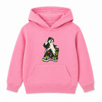 Streetwear Ghost adult Halloween hoodie - Pink
