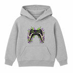 Skeleton Gamer adult Halloween hoodie - Heather Grey
