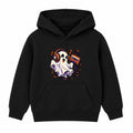 Headphone Ghost adult Halloween hoodie - Black