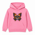 Skull Butterfly adult Halloween hoodie - Pink