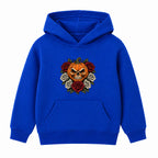 Rose Pumpkin Skull adult Halloween hoodie - Royal Blue