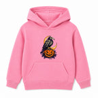 Skeleton Raven adult Halloween hoodie - Pink