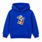 Retro Game Ghost adult Halloween hoodie - Royal Blue