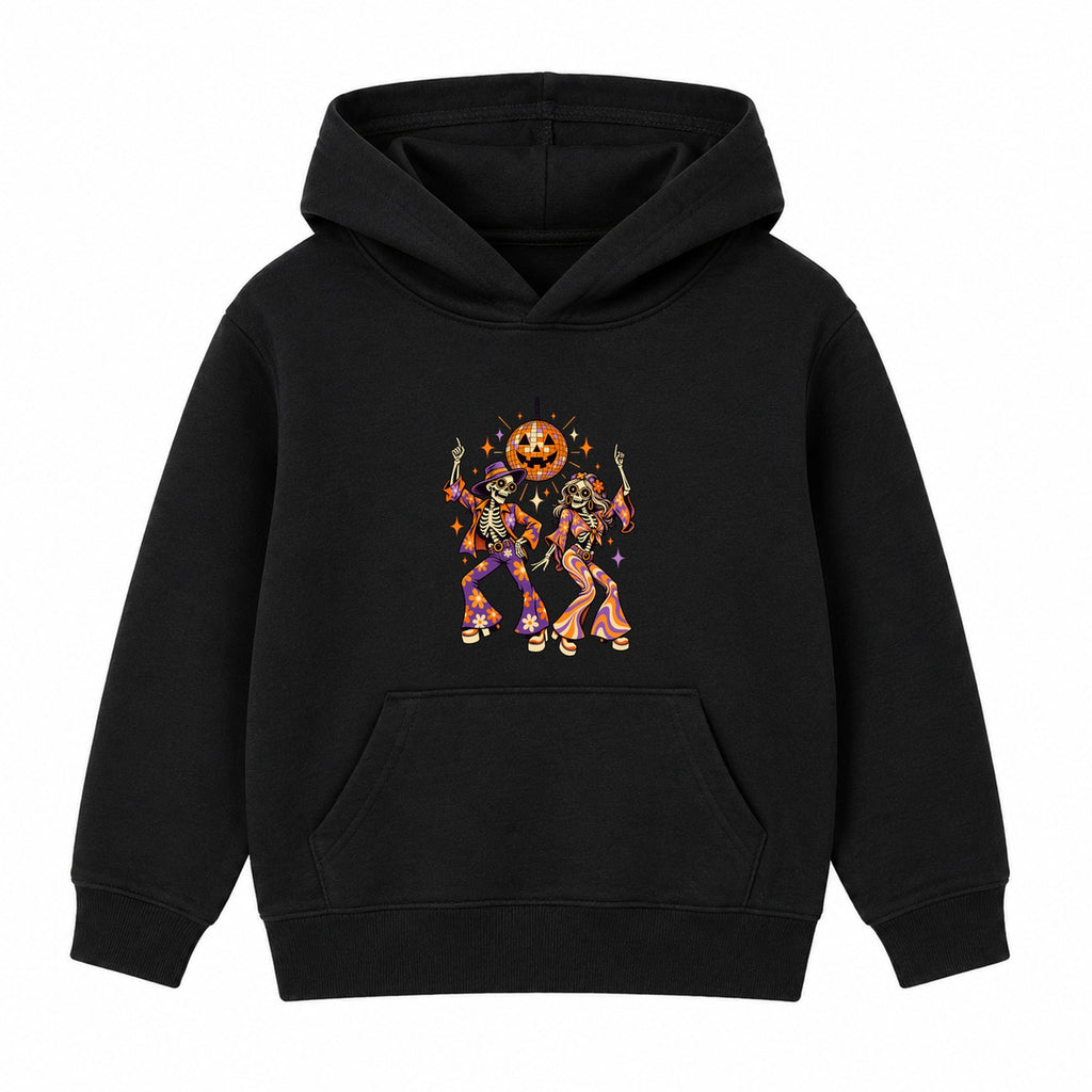 Disco Skeletons adult Halloween hoodie - Black