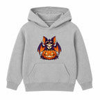 Shades Bat kids Halloween hoodie - Heather Grey