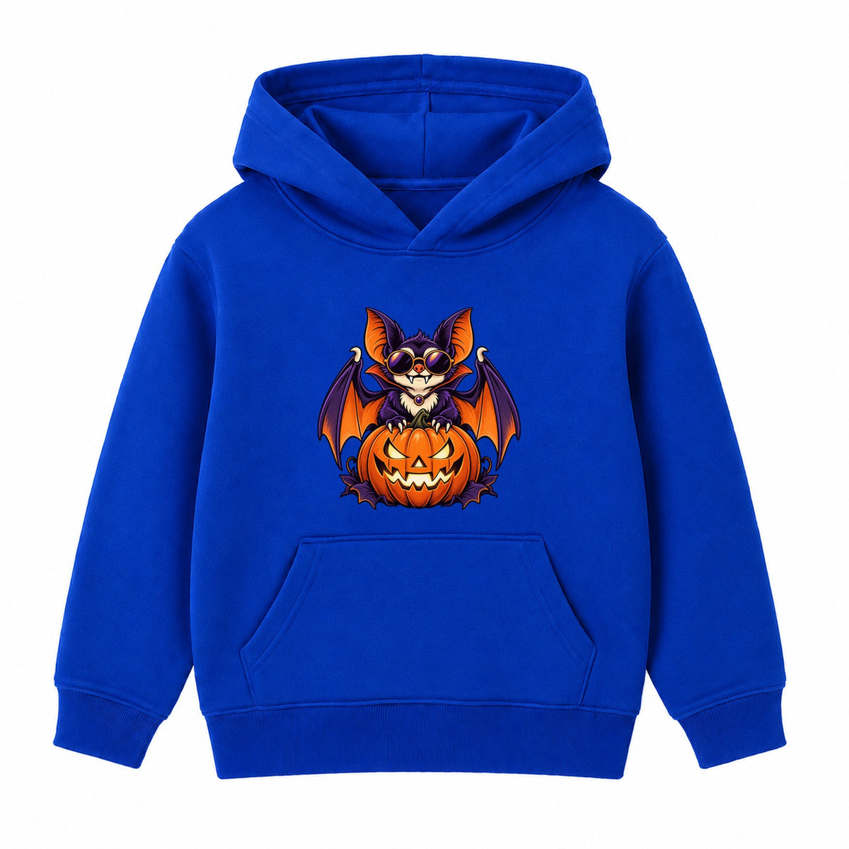Shades Bat kids Halloween hoodie - Royal Blue