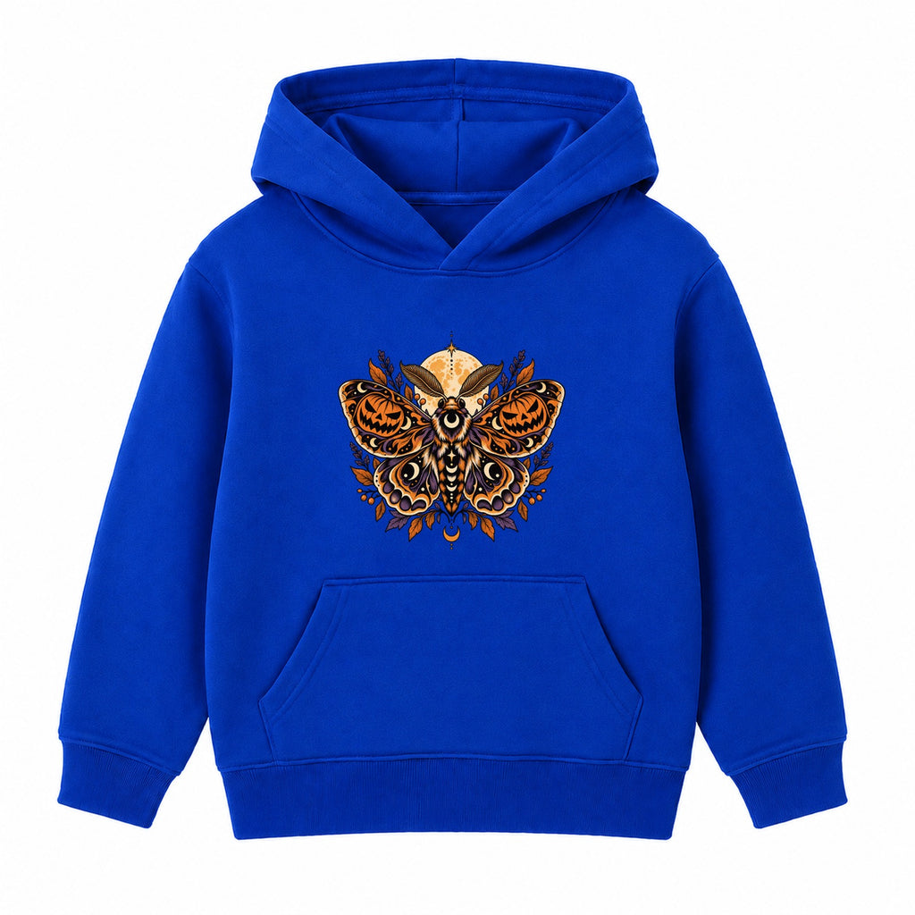 Pumpkin Moth adult Halloween hoodie - Royal Blue