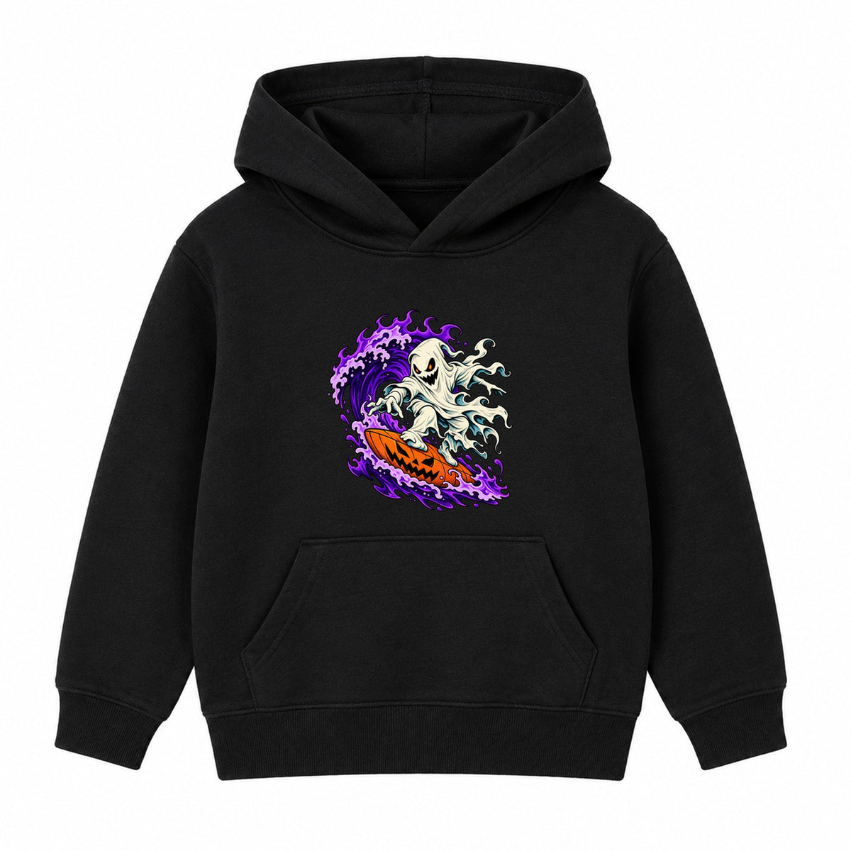 Surfer Ghost adult Halloween hoodie - Black